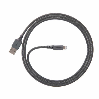 AC4STL256512 ChargeSync Alloy Lightning Cable 4ft Steel