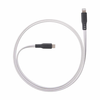 Ventev ChargeSync Flat — Câble USB-C vers Lightning 3 pi blanc