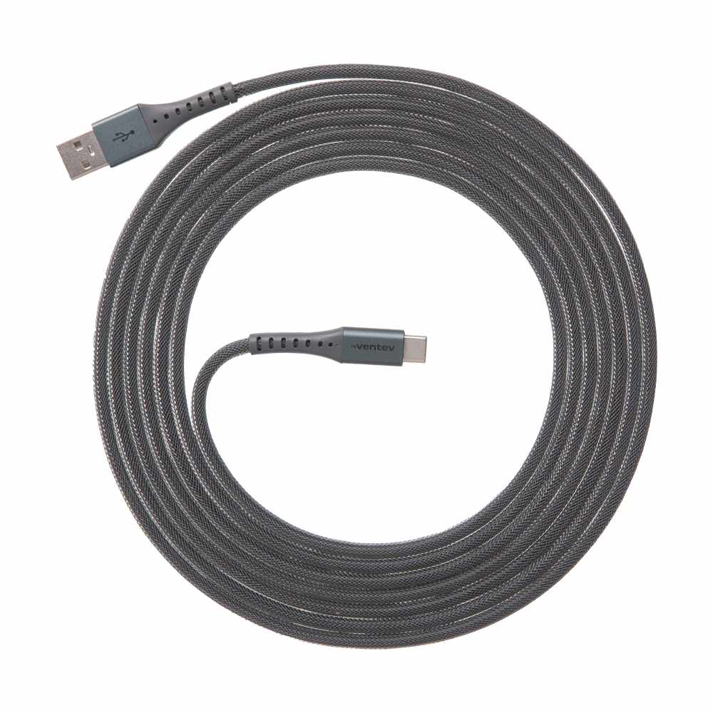 Ventev ChargeSync Alloy — Câble USB-C 10 pi Steel
