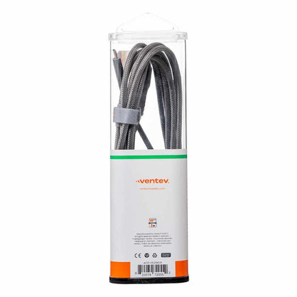 Ventev ChargeSync Alloy — Câble USB-C 10 pi Steel