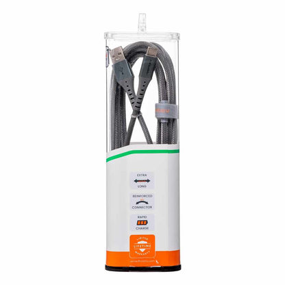 Ventev ChargeSync Alloy — Câble USB-C 10 pi Steel