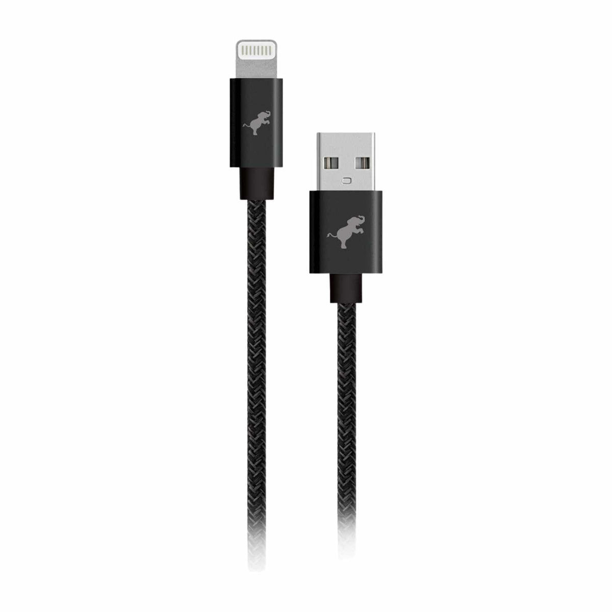 Nimble Wally Duo — Chargeur mural 12W 2-ports USB-A avec Câble USB-A vers Lightning — noir