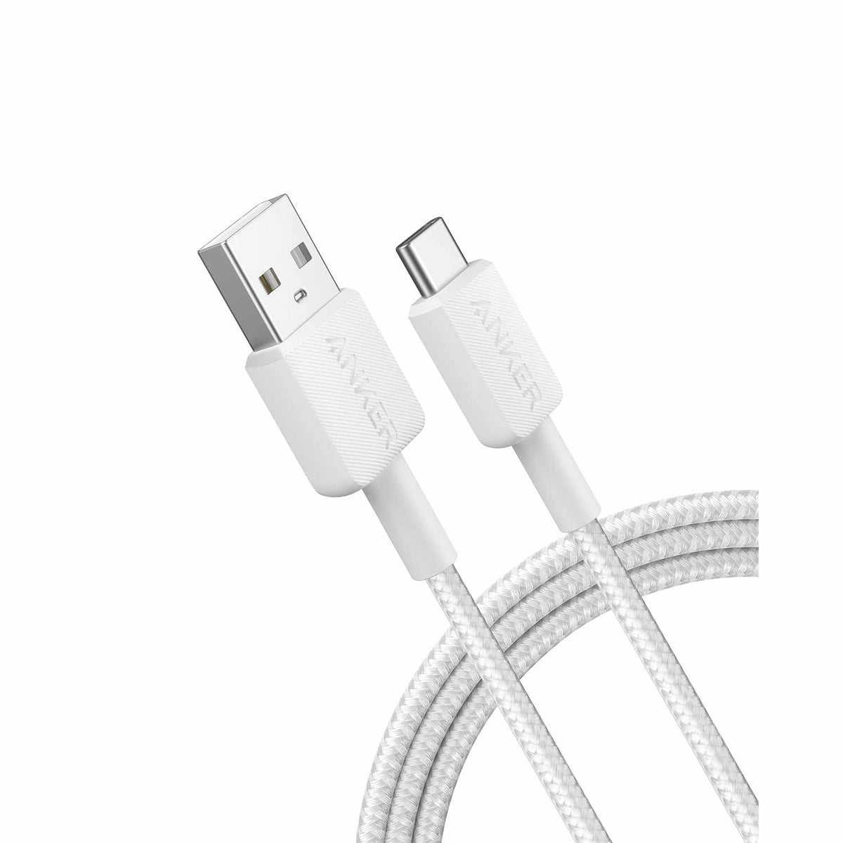 Anker USB-A to USB-C Braided Cable 3ft White