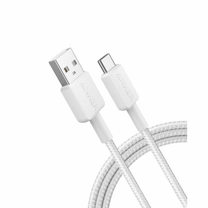 Anker USB-A to USB-C Braided Cable 3ft White