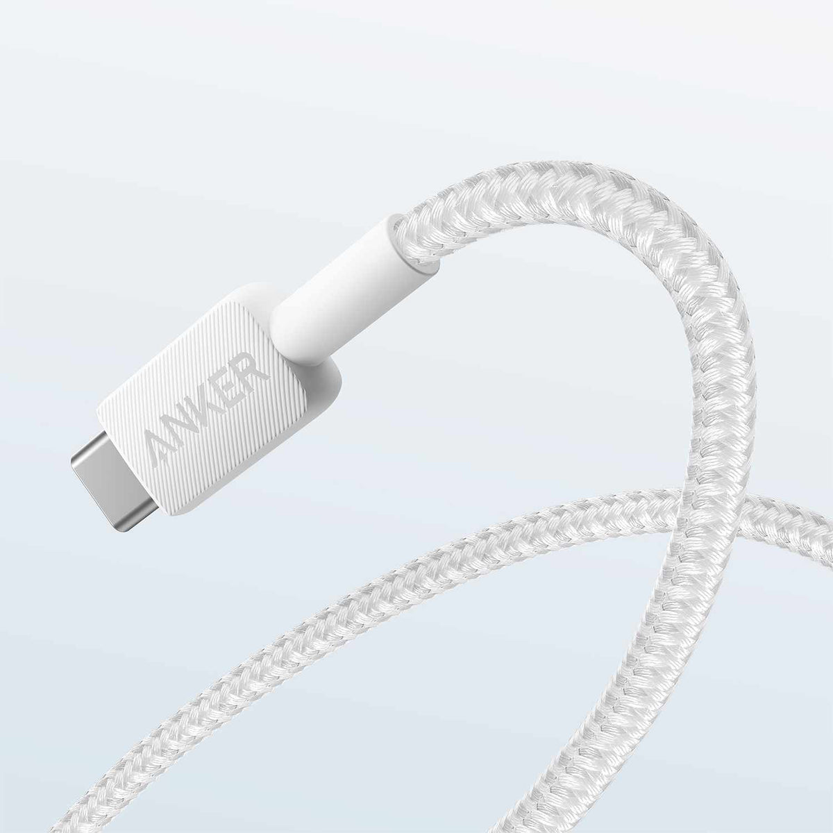 Anker USB-A to USB-C Braided Cable 6ft White