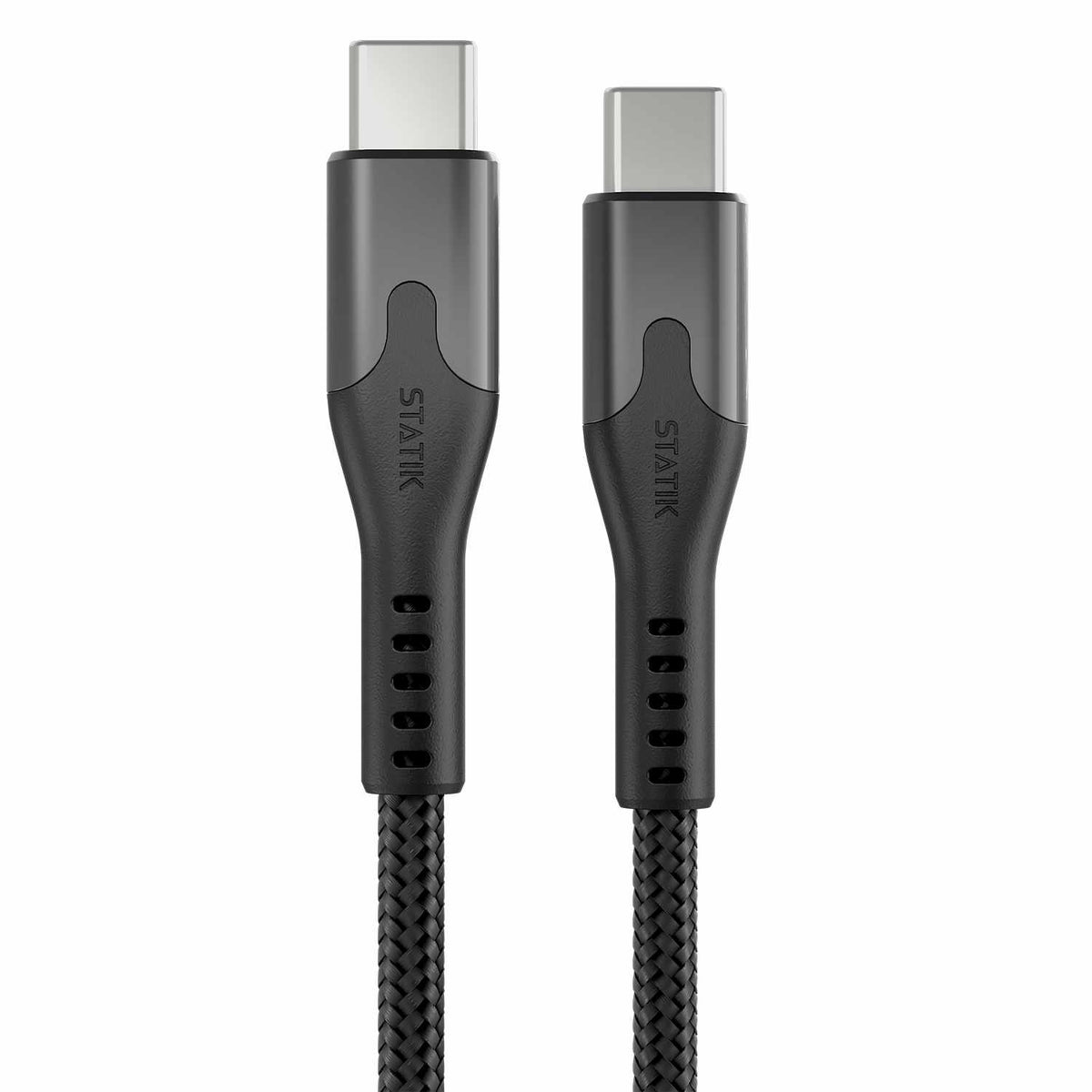 Statik MagStack Pro Charge/Sync Magnetic Cable USB-C to USB-C 4ft Black