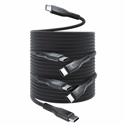 Statik MagStack Pro — Câble de recharge et de synchronisation magnétique USB-C vers USB-C 6 pi noir