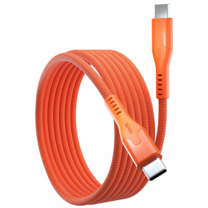 Statik MagStack Pro Charge/Sync Magnetic Cable USB-C to USB-C 6ft Orange