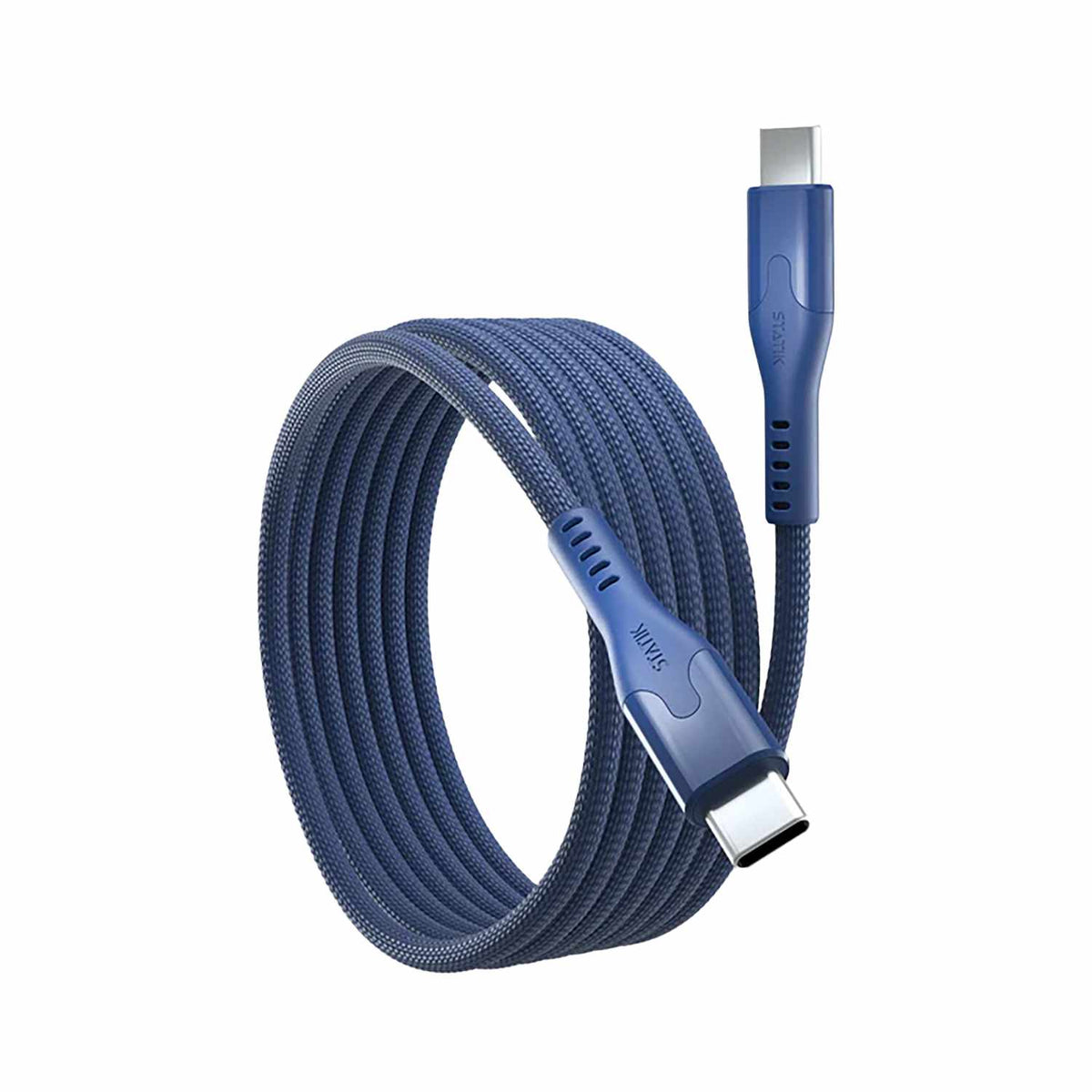 Statik MagStack Pro Charge/Sync Magnetic Cable USB-C to USB-C 4ft Navy