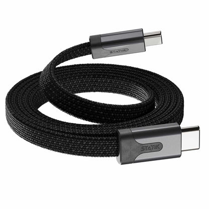 Statik MagStack Slim Pro Charge/Sync Cable USB-C to USB-C 4ft Black