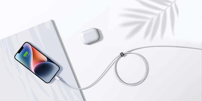 Anker Charge/Sync USB-A to Lightning Braided Cable 6ft White