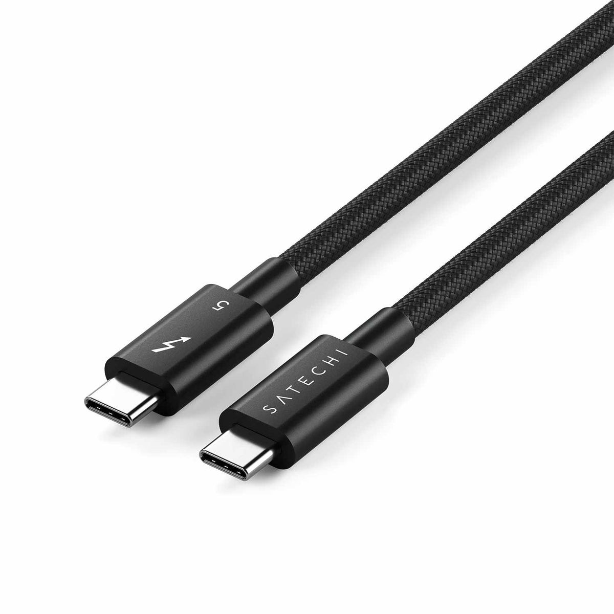Satechi Thunderbolt 5 Pro — Câble 3 pi noir