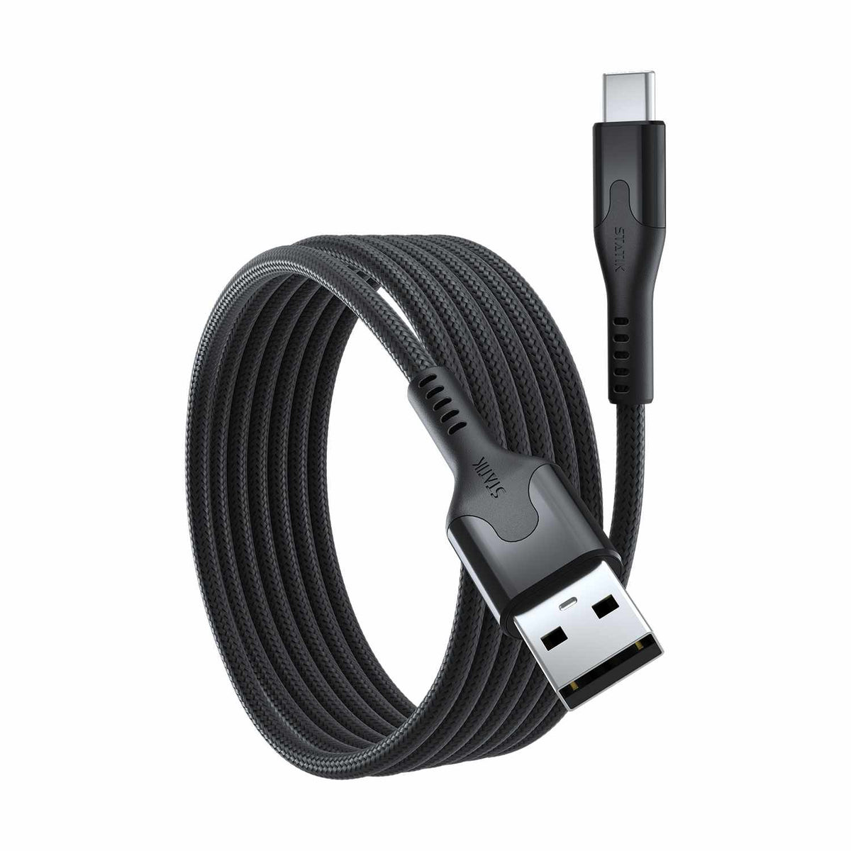 Statik MagStack Charge/Sync Cable USB-A to USB-C 4ft Black