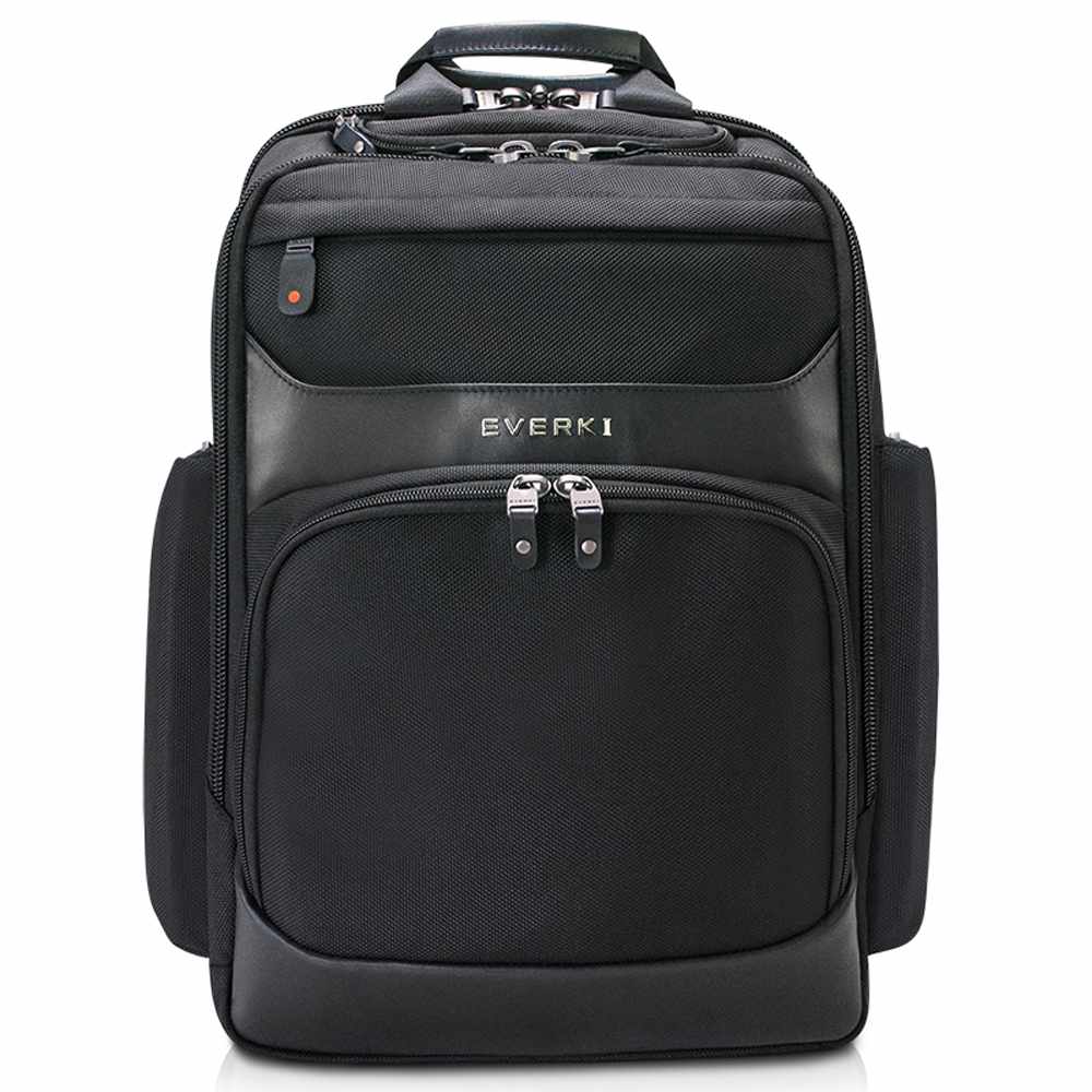 Everki Onyx Premium — Sac à dos pour ordinateur portable adapté aux voyages 15.6 po — noir