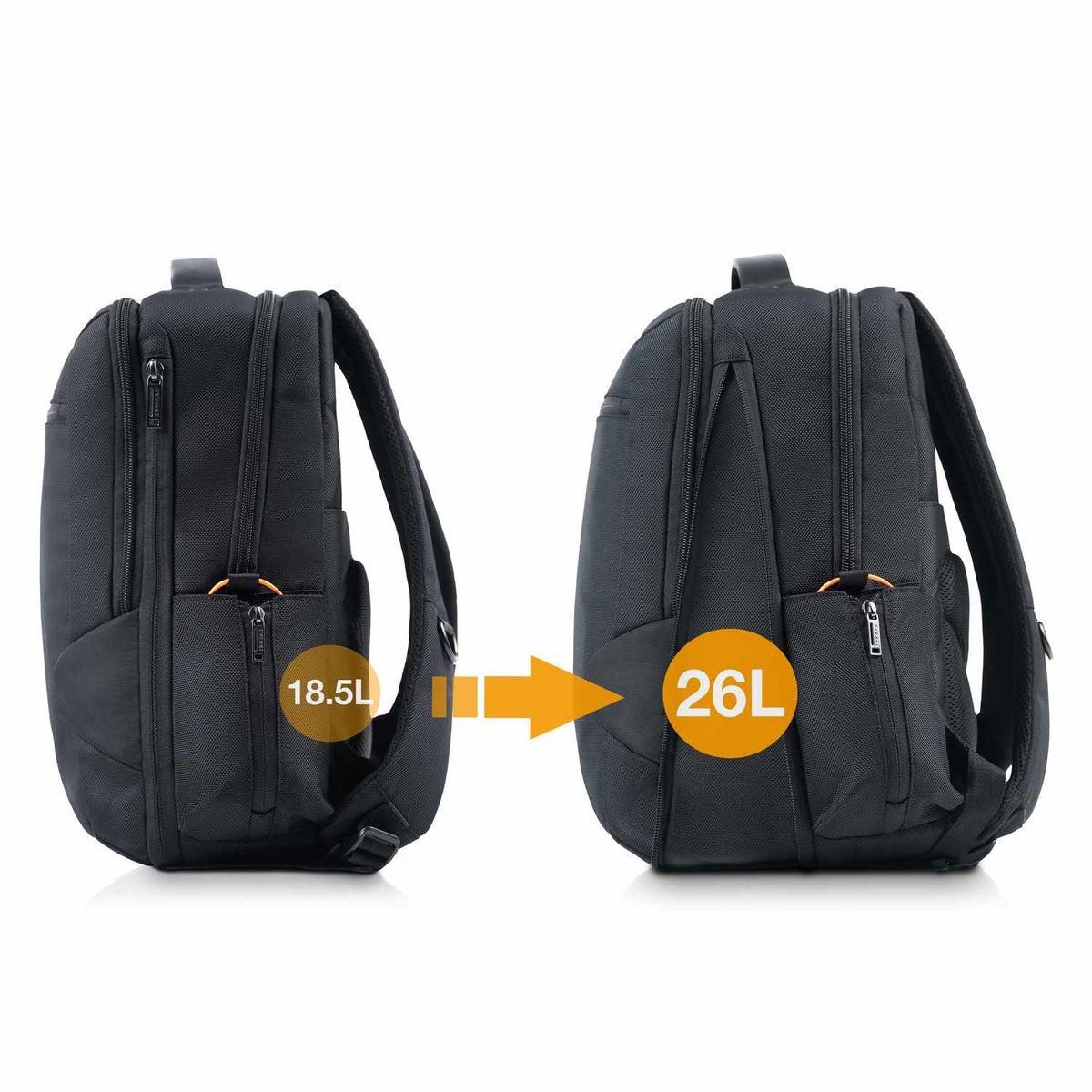 Everki Studio ECO Expandable — Sac à dos pour ordinateur portable — noir