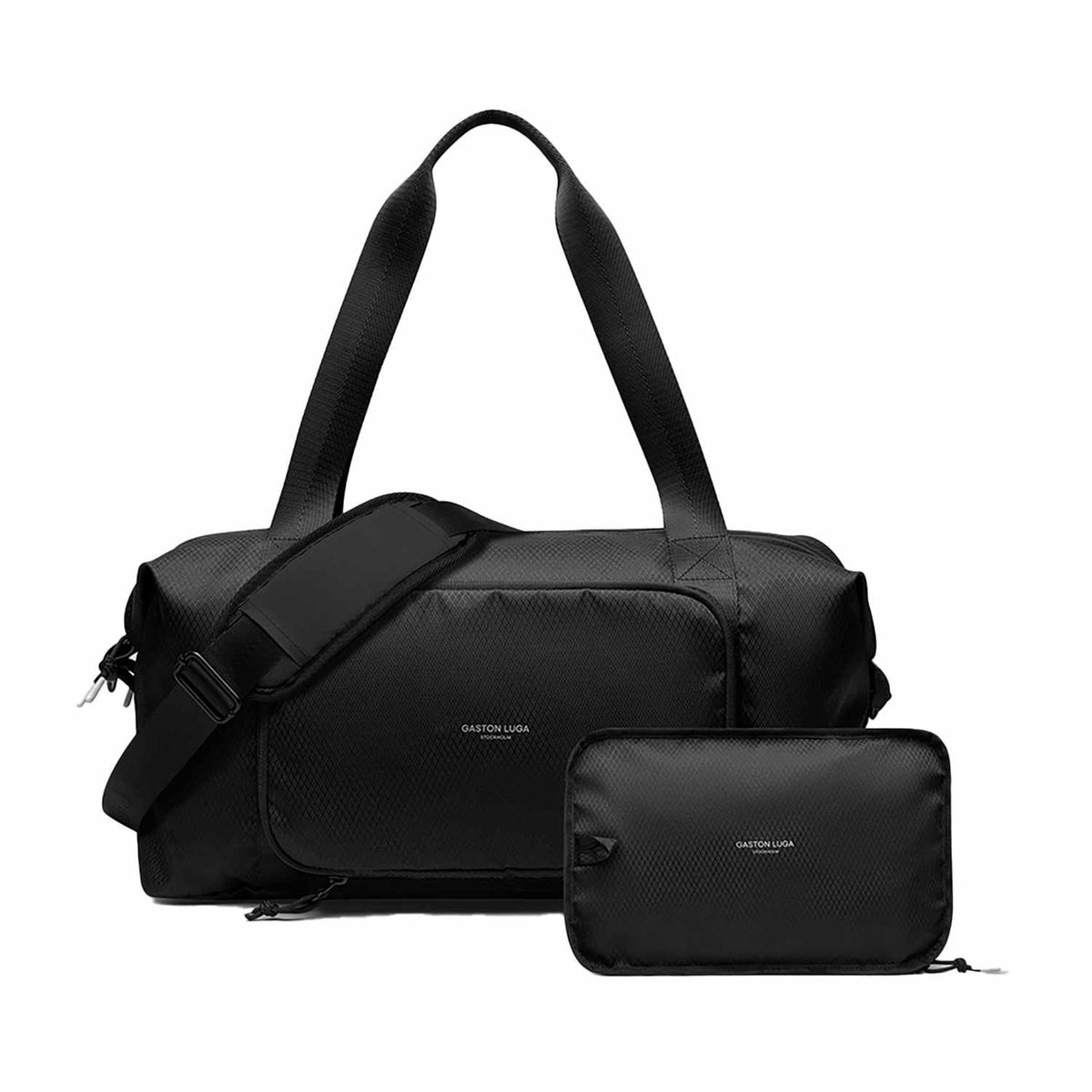 Gaston Luga léger compactable Sac de voyage — noir