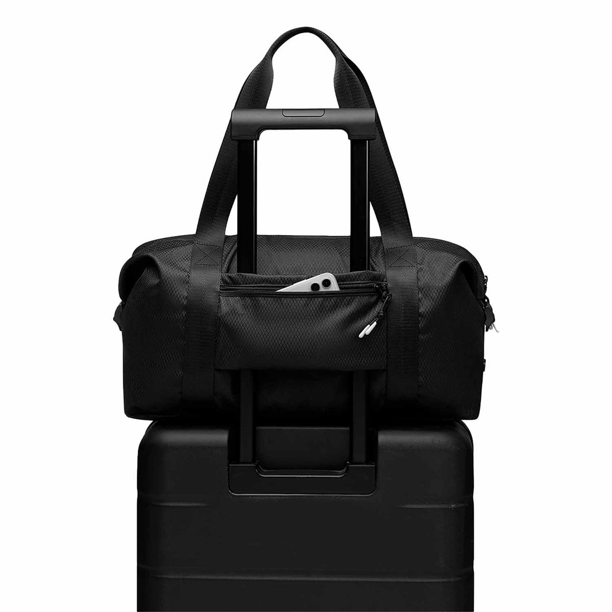 Gaston Luga léger compactable Sac de voyage — noir