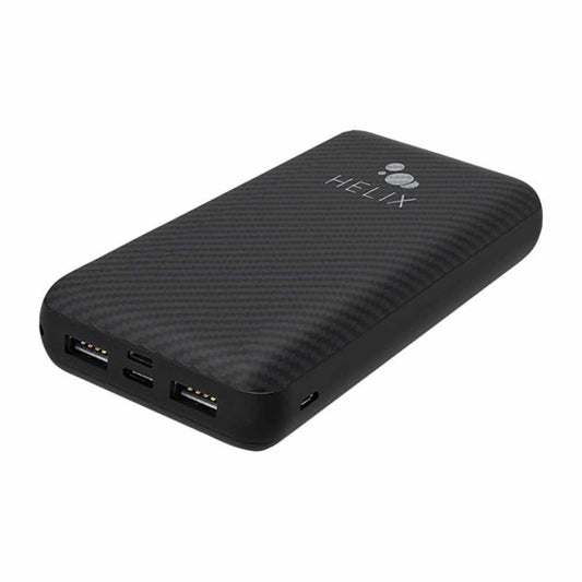 Helix/Retrak TurboVolt+ Power Bank 20,000 mAh with USB-A and USB-C Ports Black