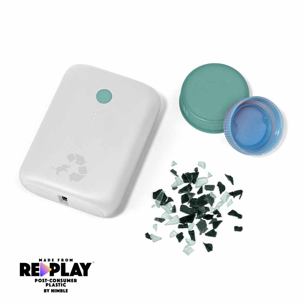 Nimble Champ Lite portable Batterie 5.200 mAh 15W — blanc