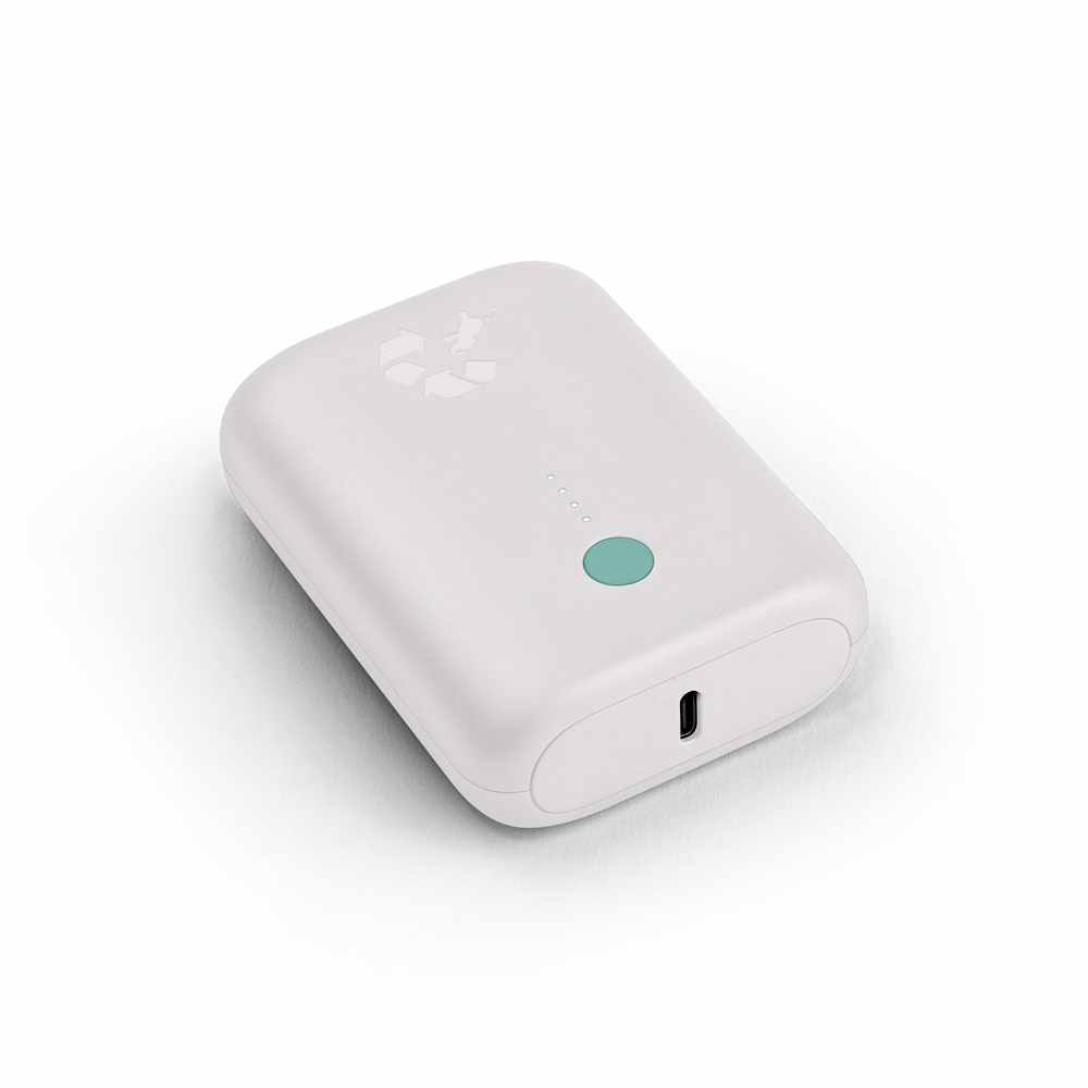 Nimble Champ Lite portable Batterie 5.200 mAh 15W — blanc