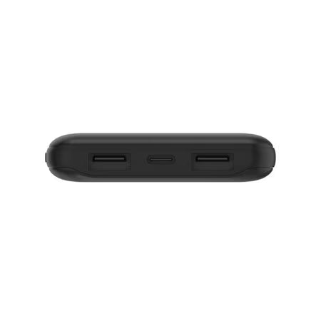Belkin BoostCharge Power Bank 10.000 mAh 3-Ports USB-A/USB-C with USB-A to USB-C Cable Black