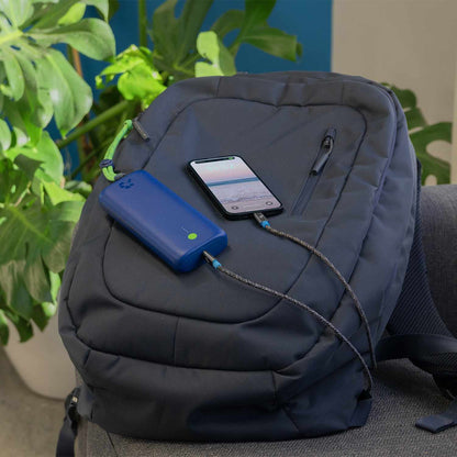 Nimble Champ Pro — Chargeur portable 20.000 mAh 65W foncé — bleu