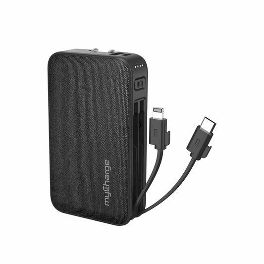 myCharge PowerHub Plus 6,000 mAh Black