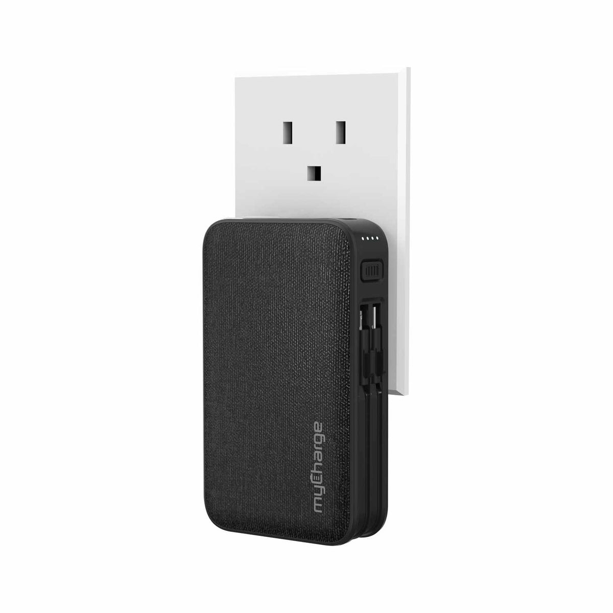myCharge PowerHub Plus 6,000 mAh Black