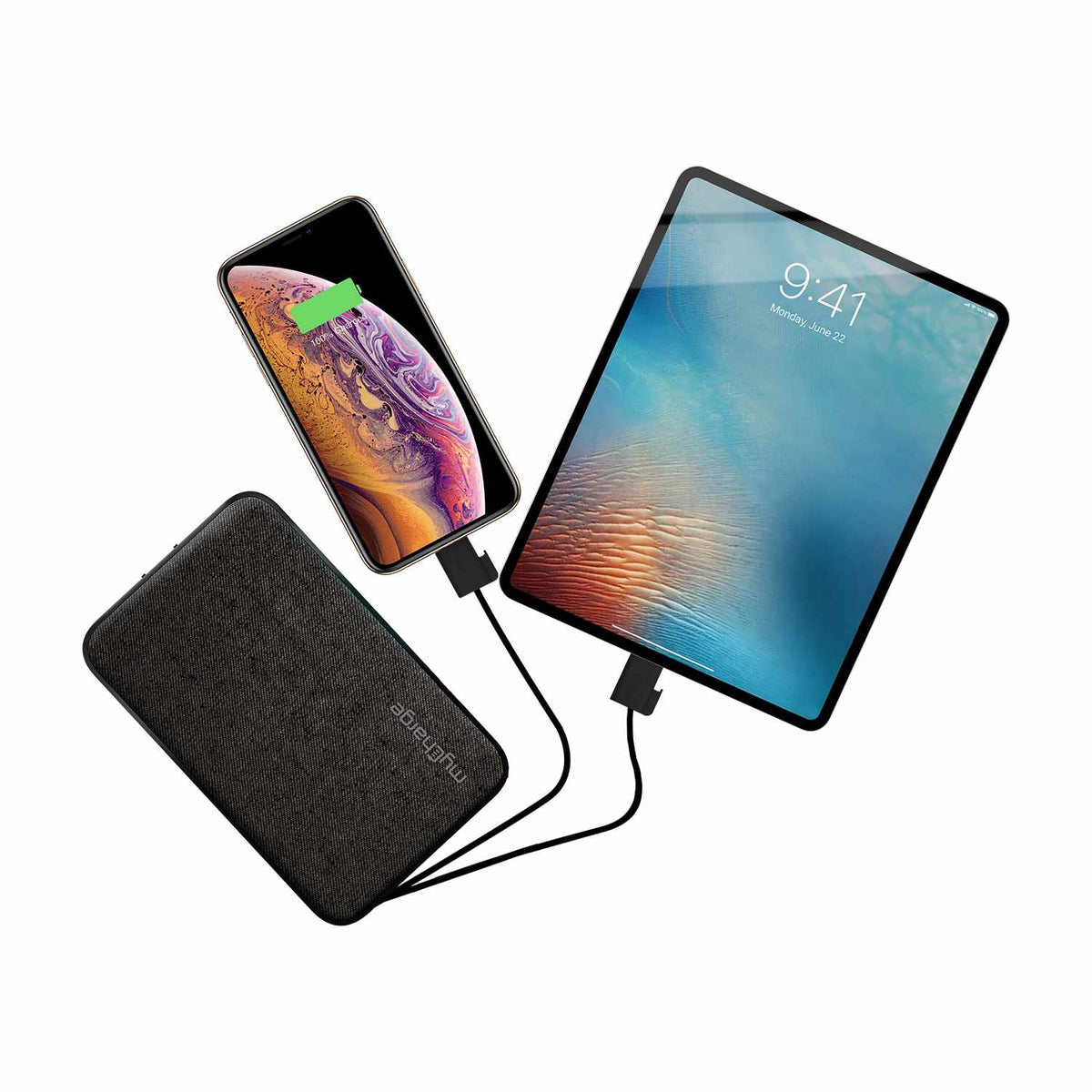 myCharge PowerHub Plus 6,000 mAh Black