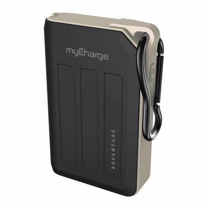 AHCT10KGCA Adventure H20 Turbo — Batterie externe 10050 mAh — noir/gris