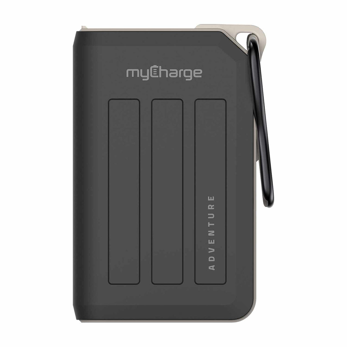 AHCT10KGCA Adventure H20 Turbo — Batterie externe 10050 mAh — noir/gris