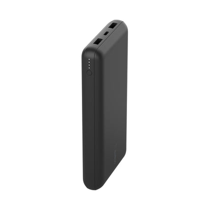 Belkin BoostCharge — Batterie externe 20.000 mAh 3-ports USB-A/USB-C avec Câble USB-A vers USB-C — noir