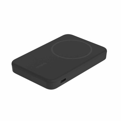 Belkin BoostCharge Pro Qi2 — Batterie externe sans fil 5.000 mAh 15 W — noir