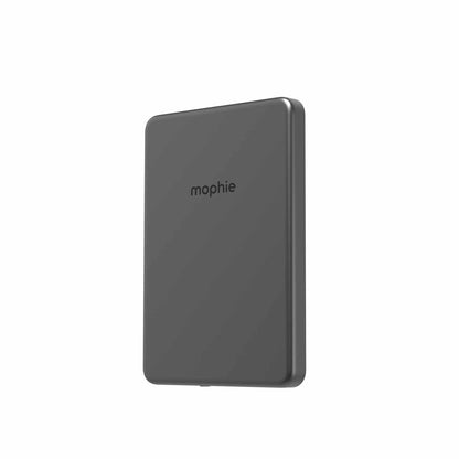 mophie Powerstation Qi2 Wireless Slim Power Bank 5,000 mAh 15W PD USB-C with USB-C Cable Black
