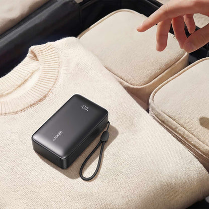 Anker 10000mAh 30W compact portable Batterie — noir