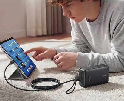 Anker 10000mAh 30W compact portable Batterie — noir