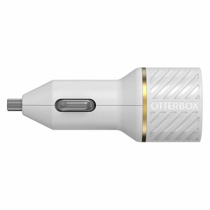 OtterBox Premium Car Charger 50W PD/PPS 2-Port USB-C White