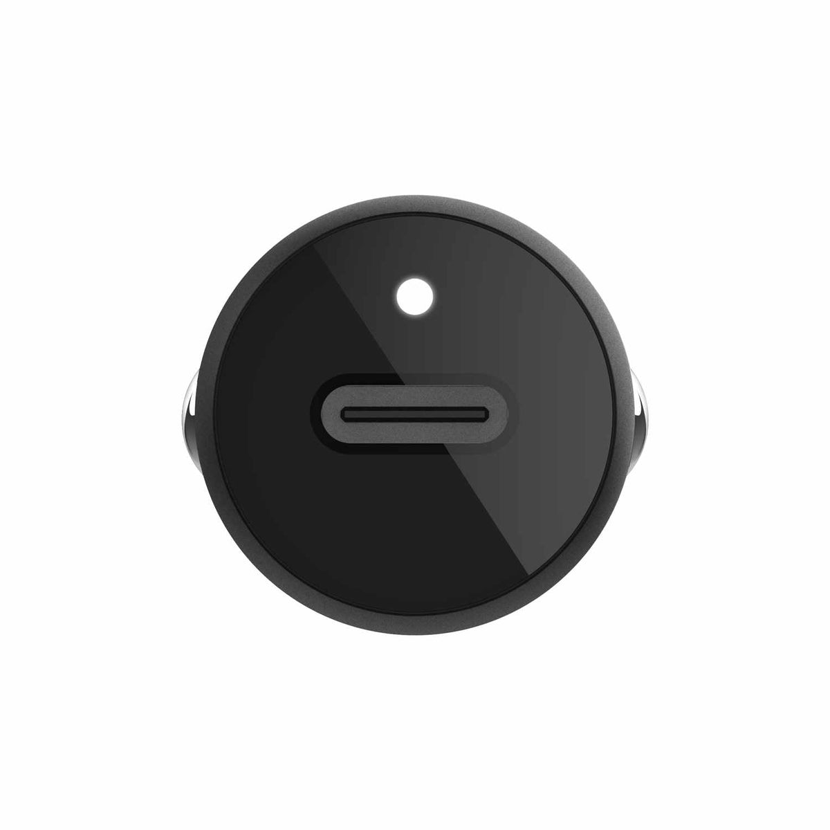 Belkin Boost Charge Car Charger 30W PD/PPS USB-C with USB-C to Lightning Cable Black