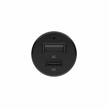 Blu Element 30W double port — Chargeur pour voiture avec Power Delivery/PPS — noir
