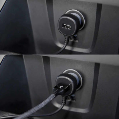 Ventev Car Charger 27W USB-C Black with USB Cable Black