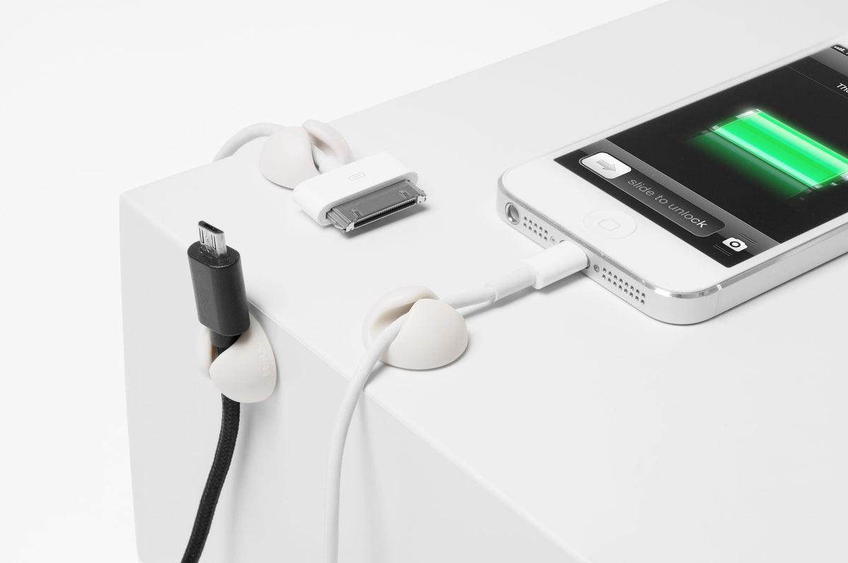 CDMWH Cabledrop CableClip Mini — blanc