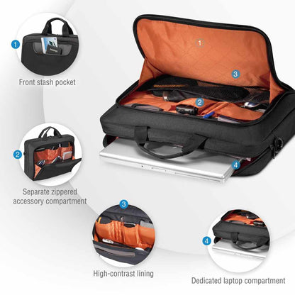 Everki Advance — Sac et porte-documents pour ordinateur portable jusqu’à 18.4 po — noir