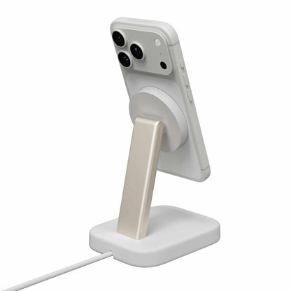 mophie Qi2 Wireless Charging Stand 15W White