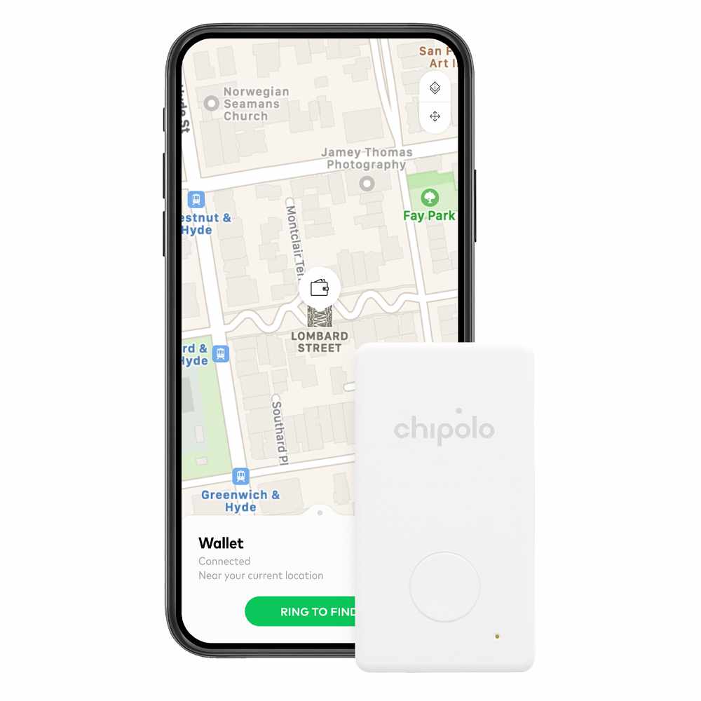 Chipolo Card — Localisateur d’objets Bluetooth — blanc