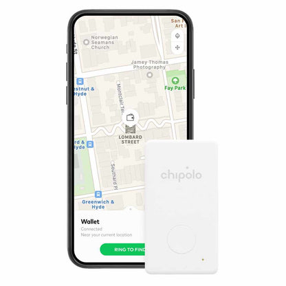Chipolo Card — Localisateur d’objets Bluetooth — blanc