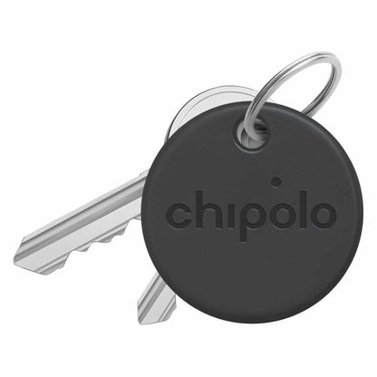 Chipolo ONE Spot 4 Pack Bluetooth Item Finder (Works with the Apple Find My Network) Almost Black