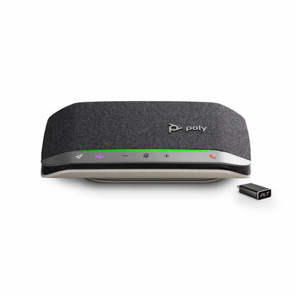Poly Poly Sync 20+ Personal USB-A Bluetooth Smart Speakerphone — gris