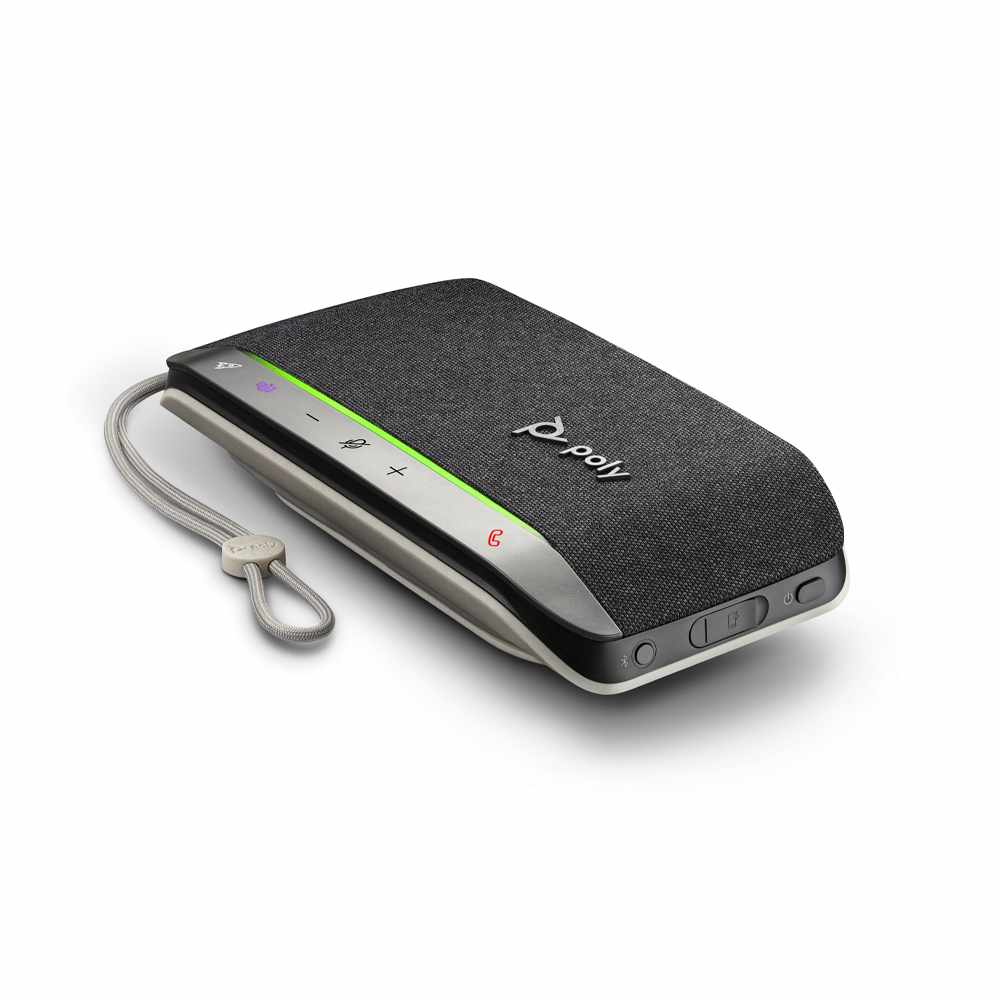 Poly Poly Sync 20+ Personal USB-A Bluetooth Smart Speakerphone — gris