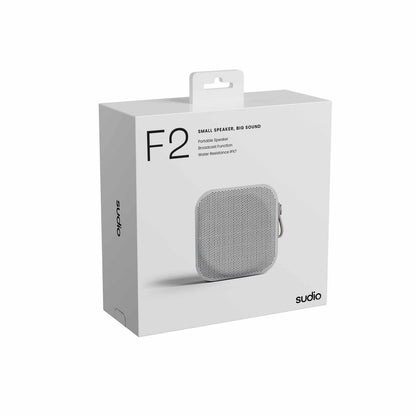 Sudio F2 — Haut-parleur Chalk — blanc