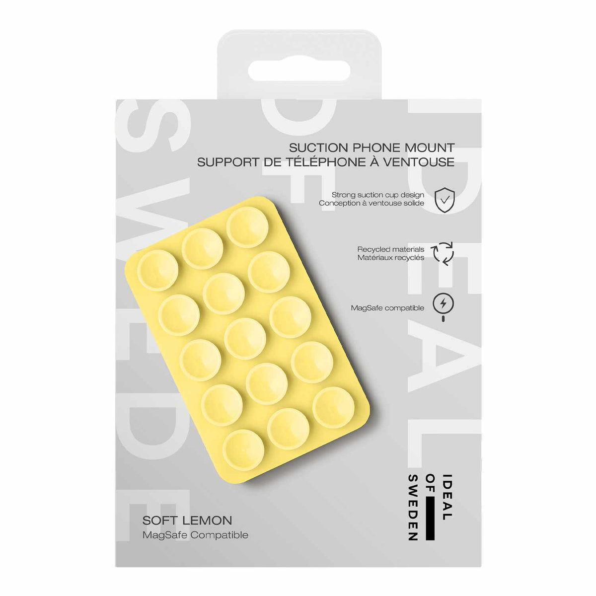 Ideal of Sweden MagSafe Suction Mount Soft Lemon